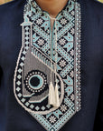 Exclusive ukrainian embroidered men`s shirt - vyshyvanka Bandura