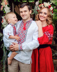 Traditional ukrainian embroidered men`s shirt - vyshyvanka