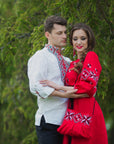 Traditional ukrainian embroidered men`s shirt - vyshyvanka